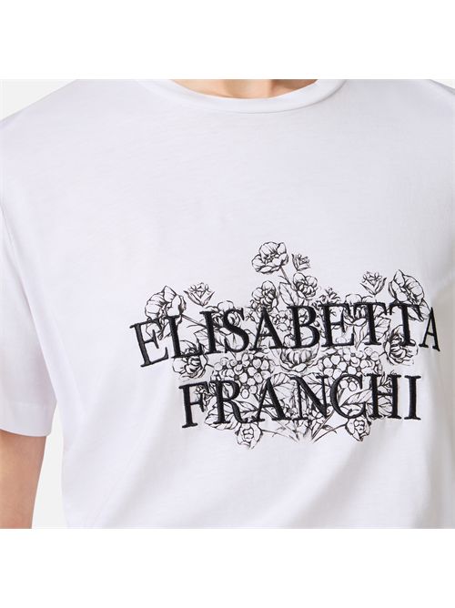 t-shirt woman white ELISABETTA FRANCHI | MA00351E2/270